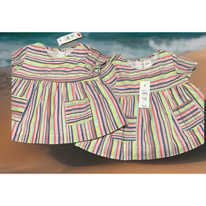 Twin Girls Baby Gap 6-12 Months NWT Dresses